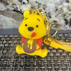 NWT Whinny the Pooh Bear Keychain Wristlet